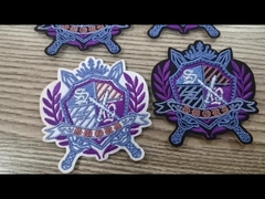 맞춤형 수직 라벨 옷 라벨을위한 열 전송 패치