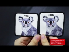 환경 친화적 인 독특한 스타일 다양한 색상의 주문 embroidered 패치