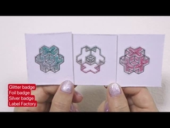 맞춤형 TPU 패치 반짝이는 배지 포일 배지