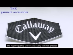 맞춤형 3D 스포츠 로고 엠브로스드 열 전송 TPU 라벨 야외 의류