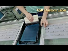 화려한 3d 실리콘 열 전달 라벨 실크 스크린 인쇄 라벨