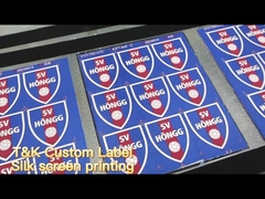 실크 인쇄 옷 라벨 자켓 편안한