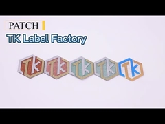 맞춤형 엠브로세드 이름 로고 티셔츠 열 전송 티푸 라벨 의류