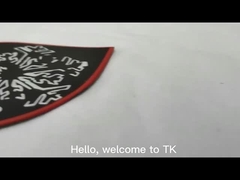 3D 금속 패치 엠보스 로고 옷용 고주파 TPU 열 전달 라벨 대량 공장 가격