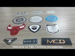 고품질의 실리콘 전송 3D 열 압사 의류 라벨 실리콘 배지