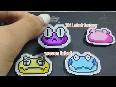 셀바지 테킨스를 사용하는 맞춤형 고밀도 접이식 의류 직물 라벨