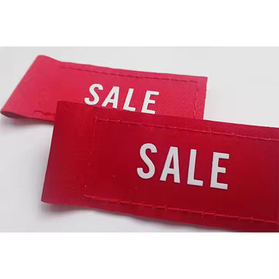 맞춤형 브랜드 로고 판매 라벨 의류 라벨 스크린 인쇄 로고 섬유 라벨