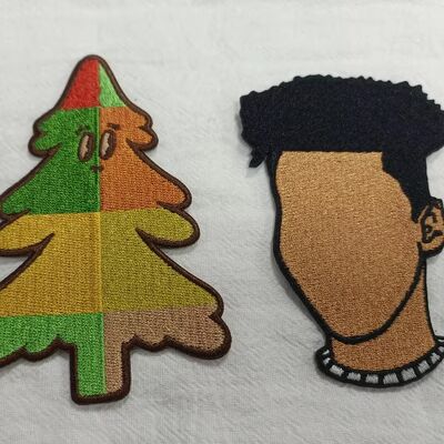 의류 embroidery badge 패션 디자인 의류 내구성 색상 직물 의류 패치