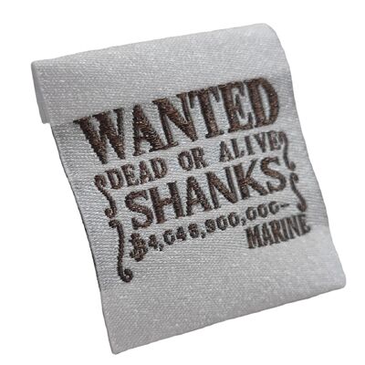 OEM ODM 고품질 직물 라벨 직물 태그 목 라벨 의류 브랜드 로고 직물 라벨