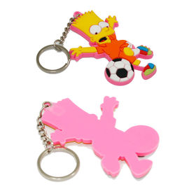 창조적인 만화 인물 Keychains 광고 특기 선전용 제품