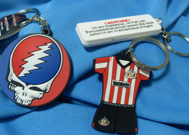 축제 유행 디자인 관례에 의하여 찍히는 선전용 품목 실리콘 기념품 Keychain