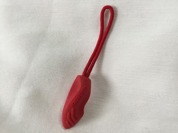 디자인에게 주문 로고를 옷/부대를 위한 고무 지퍼 끌어당기는 사람 모양 짓