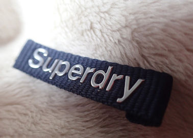 Superdry 3D 재킷을 위한 고주파는 로고 의류 목 상표