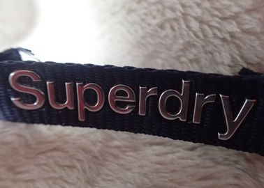 Superdry 3D 재킷을 위한 고주파는 로고 의류 목 상표