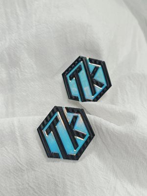 맞춤형 홀로그램 레인보우 TPU OEM 가드먼트 심포니 TPU 배지