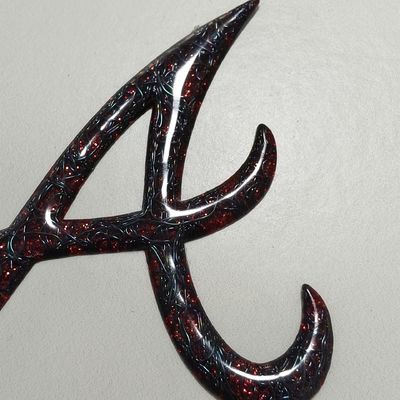 고주파 3D TPU 에보스 로고 가방에 대한 빨간 금속 열 전달 라벨