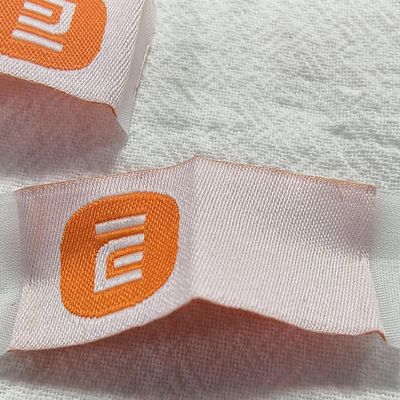 맞춤형 고밀도 의류 직조 라벨 책 커버 접이식 태그 가방 의류용