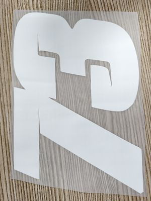 맞춤형 패션 라벨 DTF 스티커 필름 PET 다림질 전사 티셔츠용