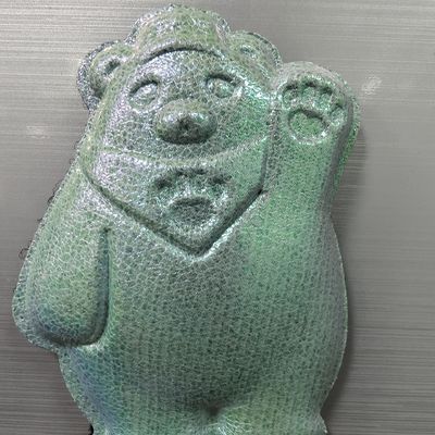 프로모션 기념품 선물 사용자 지정 곰 냉장고 자석 배지 다채로운 오코텍스 TPU 모양 자석