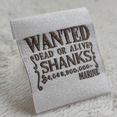 소매 의류 목에 엮인 라벨 제조자 사용자 지정 로고 의류 의류 사용을위한 브랜드 라벨