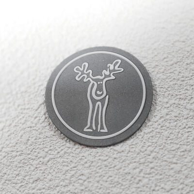 Silicone Screen-Printed Patches - Animal Logo Badges for Apparel Bags | Wholesale & Custom