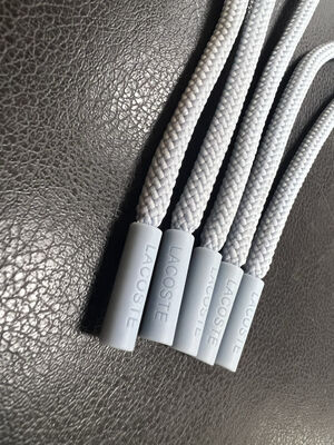 실리콘 지퍼 당기기 - 옷과 액세서리의 드래곤트링 팁 (그레이, 5pcs)