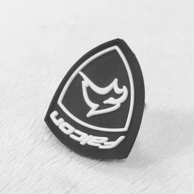 Custom 3D Silicone Patch with Raised Logo for Sportswear and Streetwear