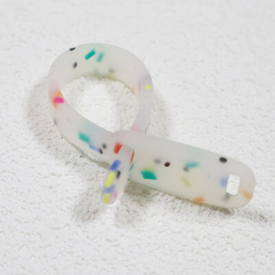 실리콘 넥타이 염색 케이블 넥타이 넥타이