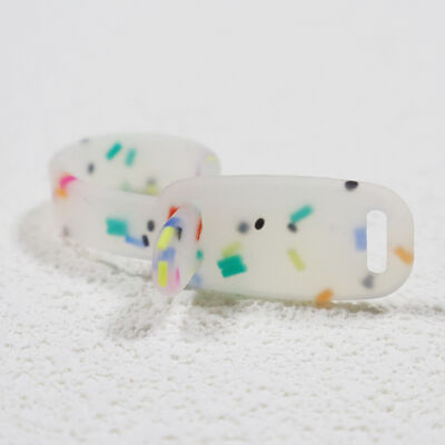 실리콘 넥타이 염색 케이블 넥타이 넥타이