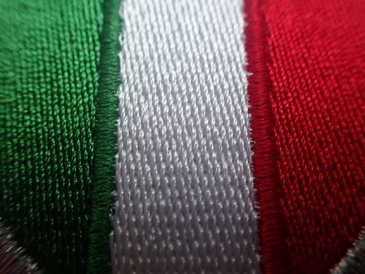 Wholesale Custom Embroidery Patch 3D Raised Logo Clothing Label for Garment Use