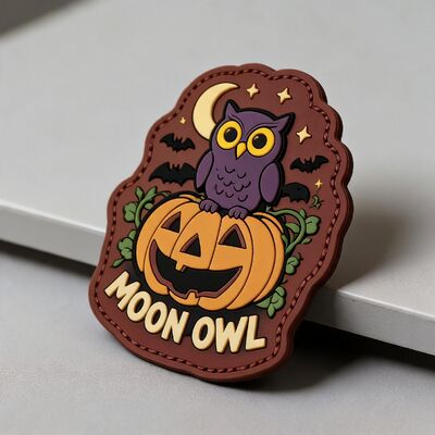 Durable Custom Clothing Patches with 3d silicone and full embroidered fabric materials personalized colors and logos for apparel and accessories