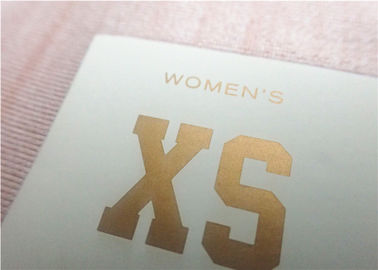 황금 주문품 로고를 인쇄하는 반대로 승화를 가진 편평한 찬 눈물 열전달 의류 상표