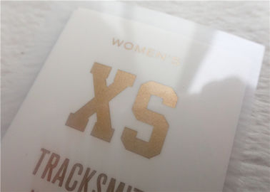 황금 주문품 로고를 인쇄하는 반대로 승화를 가진 편평한 찬 눈물 열전달 의류 상표