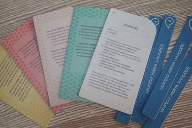 개인화한 Recyled는 서류상 걸림새 꼬리표/의복 부속품을 인쇄했습니다