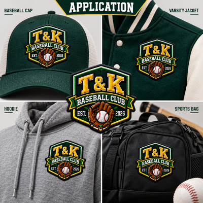 Customized Size Durable Fabric Fast Turnaround Embroidery Badges and Embroidered Patches for Team Uniforms