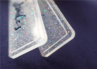 의복을 위한 다채로운 분말을 가진 개인화된 완전히 투명한 PVC 기장