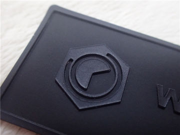 빛나는 검정 TPU 주문 의류는 크기 3*4.5cm 착용 저항을 깁습니다