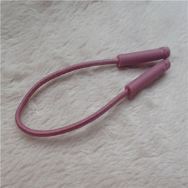 탄력 있는 밧줄에 의하여 착색된 지퍼는 2개의 두꺼운 중간 얇은 Nunchakus에 의하여 돋을새김된 정연한 점을 당깁니다