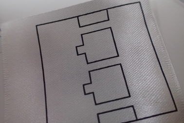 빨 수 있는 스크린 인쇄 리본 폴로 셔츠, 외투, 바지를 위한 배려에 의하여 길쌈되는 의류 상표