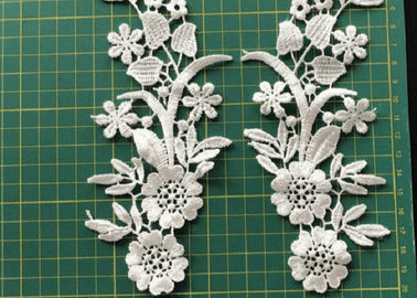수를 놓은 3D 꽃은 의류 아플리케 Diy 부속품을 위한 헝겊 조각에 꿰매고/철