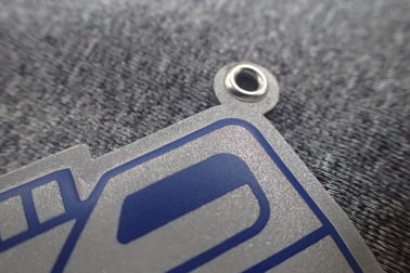 인쇄 주문 로고 가스 모양에 의하여 돋을새김되는 TUP Keychain 선전용 선물 TPU 열쇠 고리