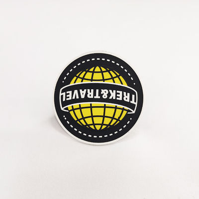 주문을 받아서 만들어진 로고를 가진 OEM PVC 실리콘 열전달 의류 상표