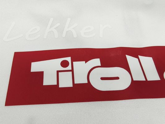 맞춤형 패션 라벨 DTF 스티커 필름 PET 다림질 전사 티셔츠용
