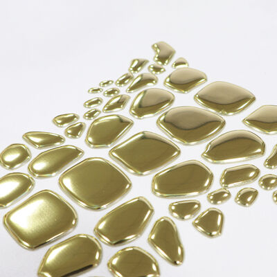 공장 사용자 지정 금속 TPU 열 전송 라벨 - 고급 의류 및 패션 의류에 대한 불규칙한 모양의 상징